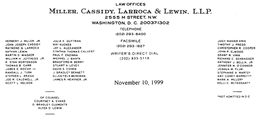 Miller, Cassidy, Larroca & Lewin, L.L.P.